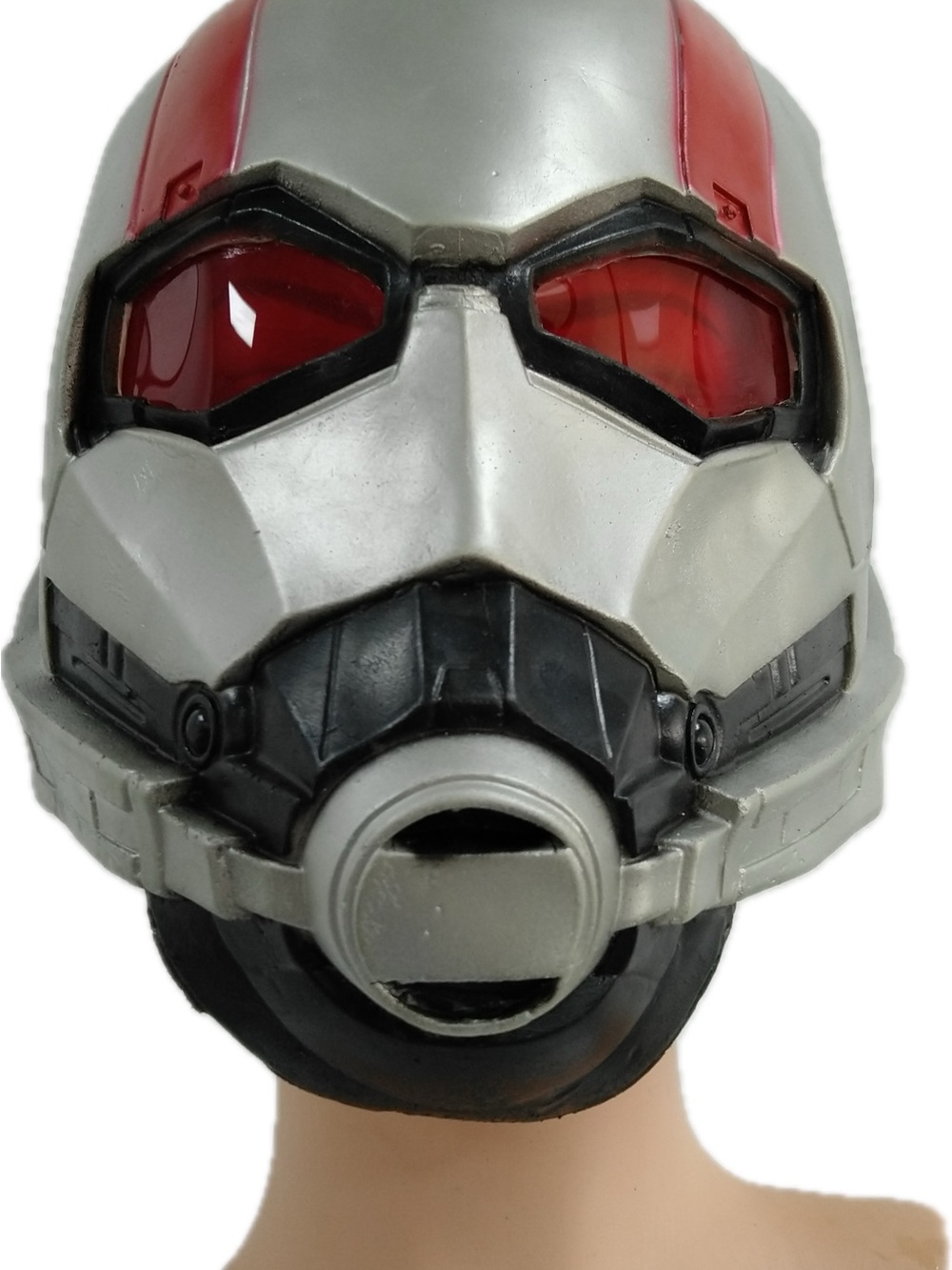 Ant-Man Style Red & Silver VR/AR Helmet Mask